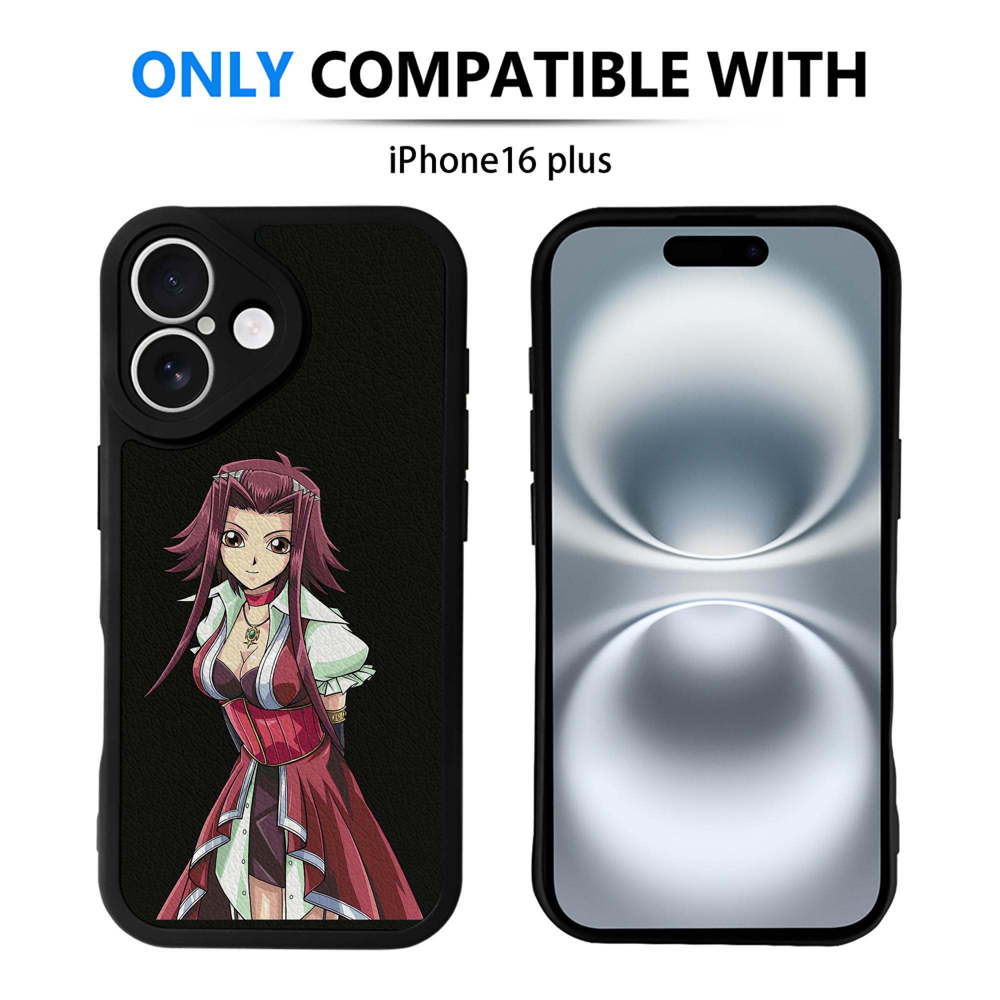 遊☆戯☆王 Yu-Gi-Oh! 【iPhone 16シリーズ対応】シリコンスマホケース（レザー調） 材質：シリコン